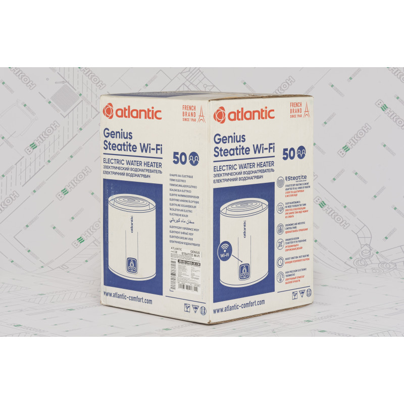 Бойлер Atlantic Steatite Genius WI-FI VM 050 D400S-3E-CW (841331)