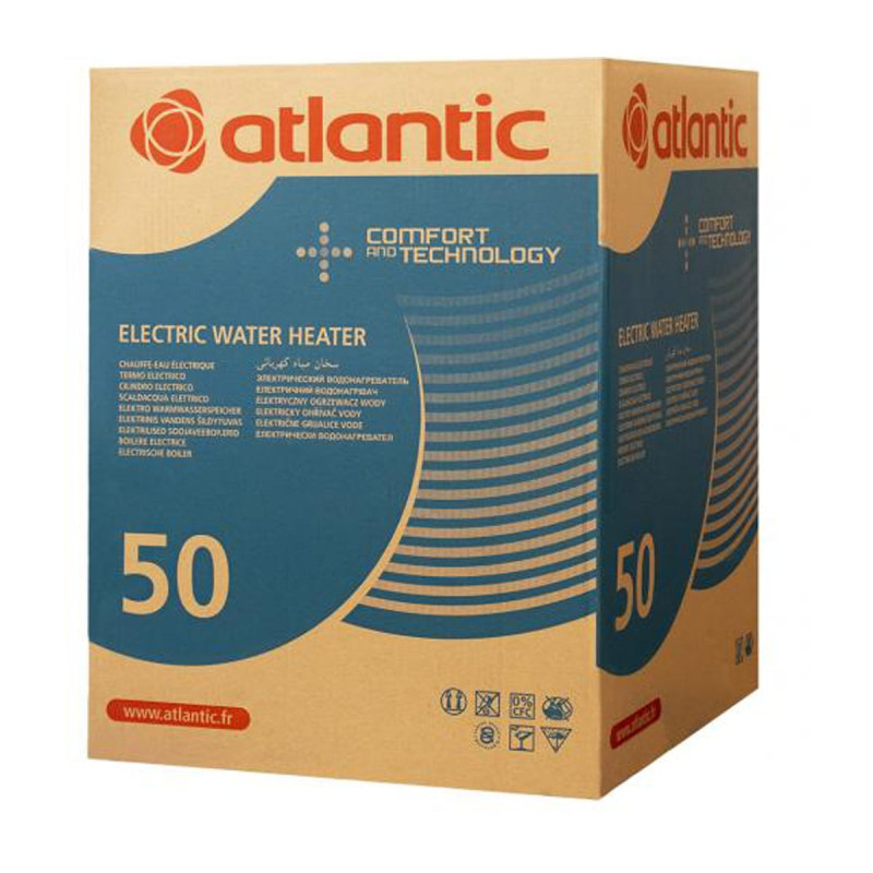 Atlantic Водонагрівач (бойлер) електричний OPro Plain VM 50 N4s (1500W) 80 літрів (841332)
