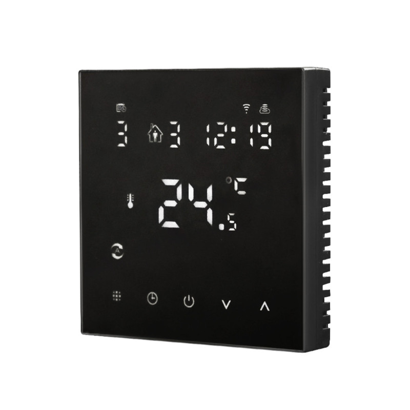 Raftec Цифровий терморегулятор для теплої підлоги WiFI (BLACK) R607B