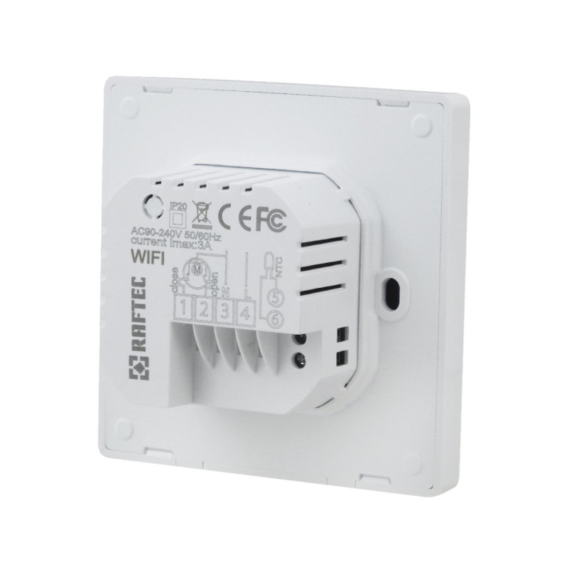 Raftec Цифровий терморегулятор для теплої підлоги WiFI (WHITE) R608W