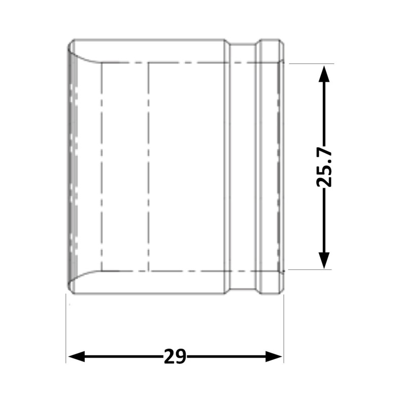 Гільза натяжна Icma №1031 d25x3,5 851031GX08 SD00053856