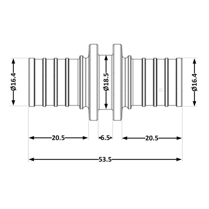 Перехідник під натяжну гільзу Icma №1032 d20х2,8 851032GW05 SD00053859