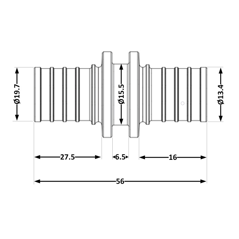 Перехідник під натяжну гільзу Icma №1032 d16х2,2-25х3,5 851032GXBO05 SD00053863