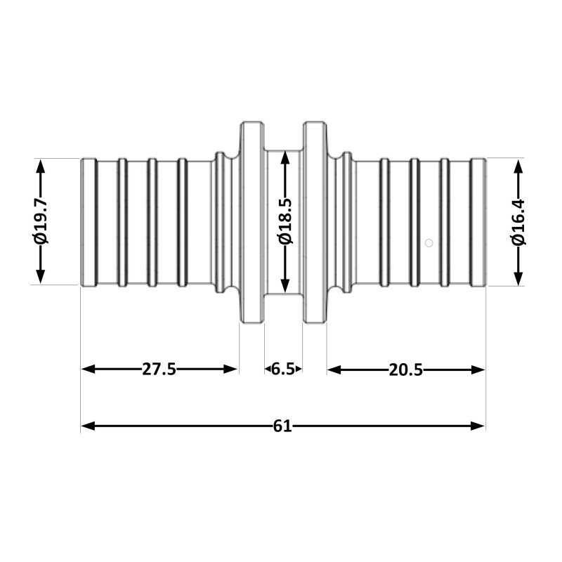 Перехідник під натяжну гільзу Icma №1032 d20х2,8-25х3,5 851032GXGW05 SD00053864