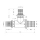 Трійник натяжний Icma №1039 d20х25х20 851039GWGXGW05 SD00053900