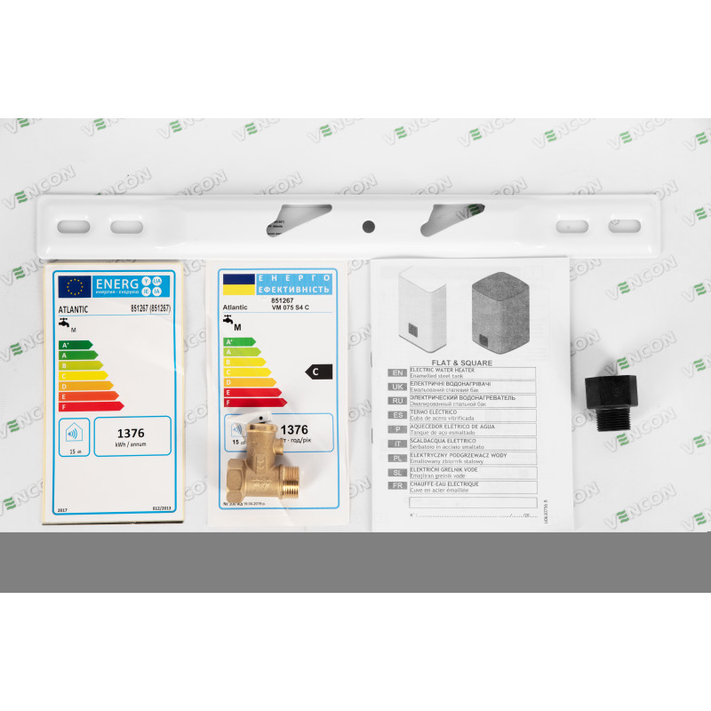 Atlantic Бойлер Steatite Cube VM 75 S4 C 1500W 75 літрів (851267)