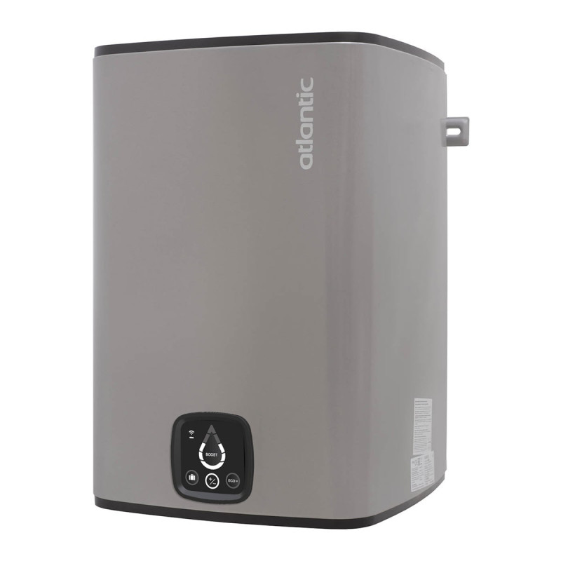 Atlantic Водонагрівач (бойлер) електричний Steatite Cube WI-FI ES-VM 75 S4 C2 WD (2400W) silver 75 літрів (851340)