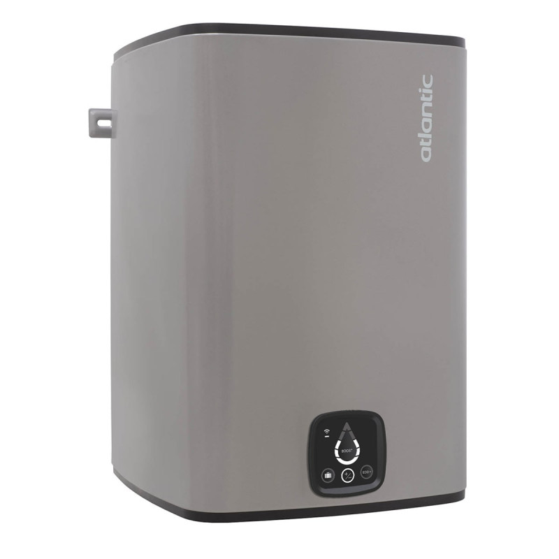 Atlantic Водонагрівач (бойлер) електричний Steatite Cube WI-FI ES-VM 75 S4 C2 WD (2400W) silver 75 літрів (851340)
