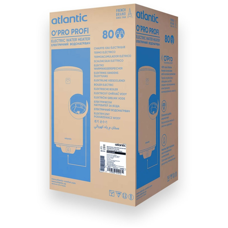 Бойлер Atlantic Opro Profi VM 080 D400S (1500W) (851417)