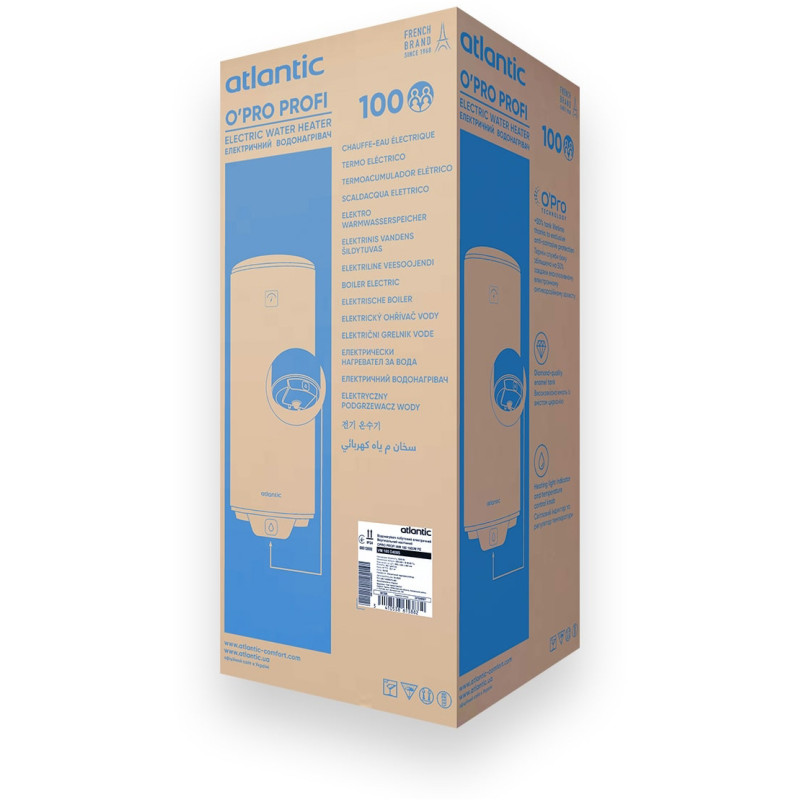 Бойлер Atlantic Opro Profi VM 100 D400S (1500W) (861388)