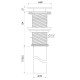 Донний клапан для мийки без переливу Solid surface, VOLLE (90-00-010)