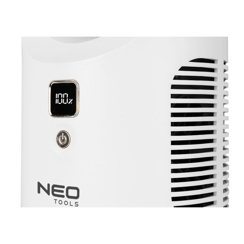 Вентилятор акумуляторний Neo Tools настільний, 345мм, 2200мАч, білий (90-013)