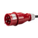 Neo Tools Теплова гармата електрична, 5кВт, 100м кв, 366м куб/год, 380В, нагрів. елемент - нерж. сталь, IPX4, чорний (90-069)