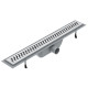 VOLLE Лінійний трап 600мм, система сухий затвор, з решіткою хвиля, (90-22-603)