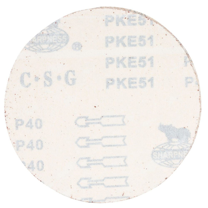 SIGMA Шліфувальний круг без отворів Ø150мм P40 (10шт) (9121331)