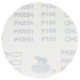 SIGMA Шліфувальний круг без отворів Ø150мм P180 (10шт) (9121391)