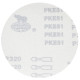 SIGMA Шліфувальний круг без отворів Ø150мм P320 (10шт) (9121431)