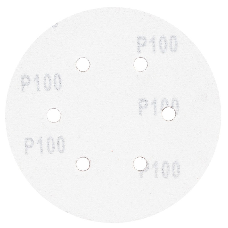SIGMA Шліфувальний круг 6 отворів Ø150мм P100 (10шт) (9122261)