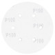 SIGMA Шліфувальний круг 6 отворів Ø150мм P100 (10шт) (9122261)