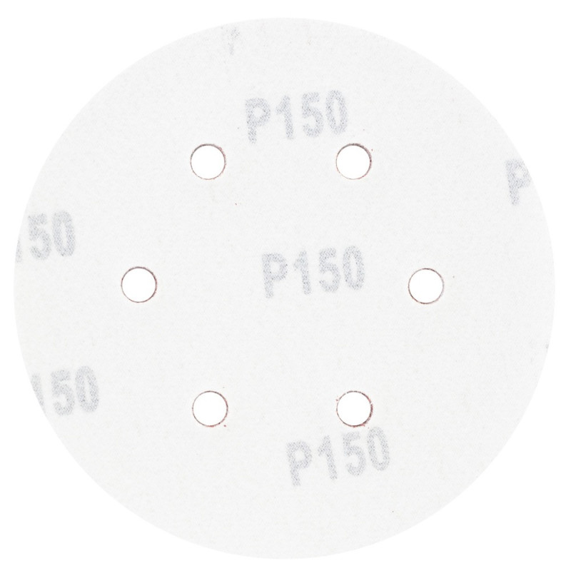 SIGMA Шліфувальний круг 6 отворів Ø150мм P150 (10шт) (9122281)