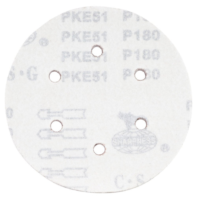 SIGMA Шліфувальний круг 6 отворів Ø150мм P180 (10шт) (9122291)