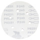 SIGMA Шліфувальний круг 6 отворів Ø150мм P240 (10шт) (9122311)