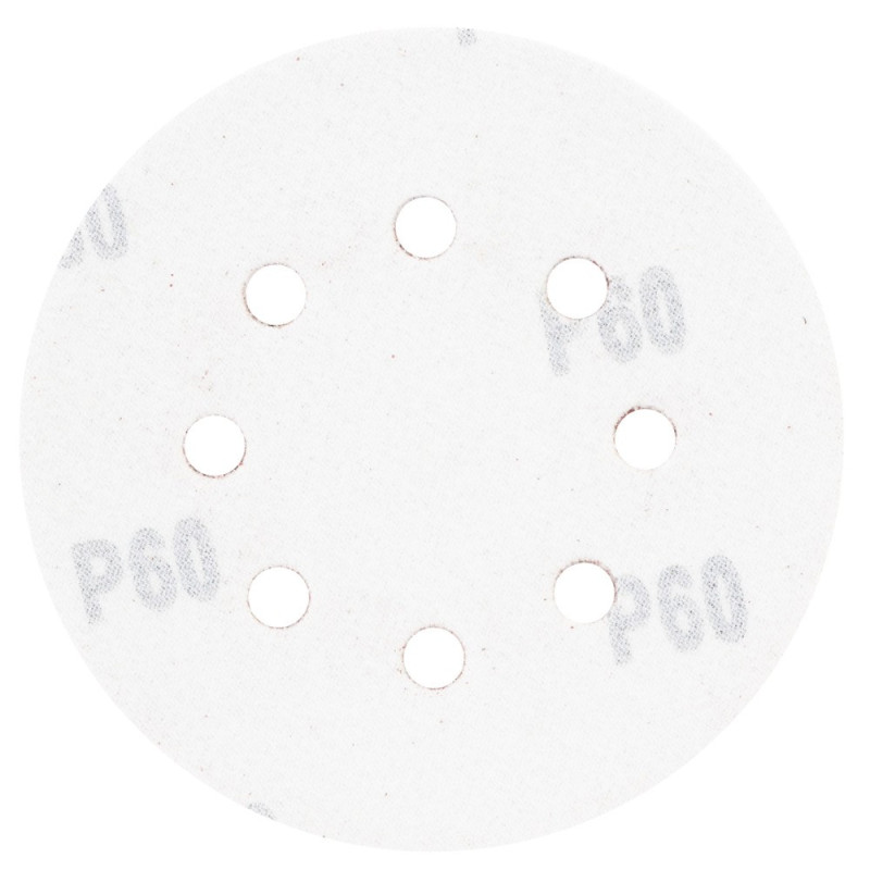 SIGMA Шліфувальний круг 8 отворів Ø125мм P60 (10шт) (9122641)