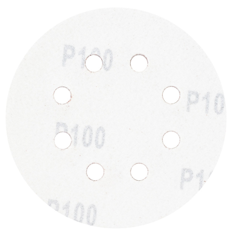 SIGMA Шліфувальний круг 8 отворів Ø125мм P100 (10шт) (9122661)