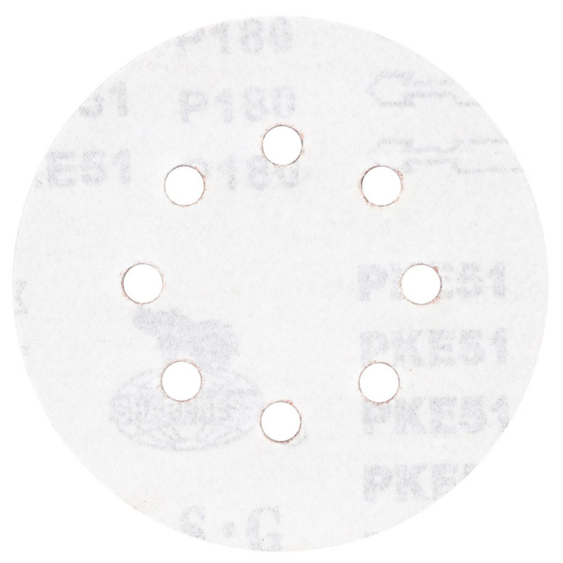 SIGMA Шліфувальний круг 8 отворів Ø125мм P180 (10шт) (9122691)
