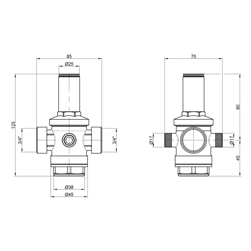 Icma Редуктор 3/4