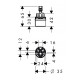 Hansgrohe Картридж М3 для Uno2 92730000, (92730000)