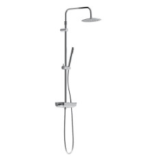 Душова система з душовим ТМС змішувачем полицею, хром Damixa Scandinavian Pure 936750000