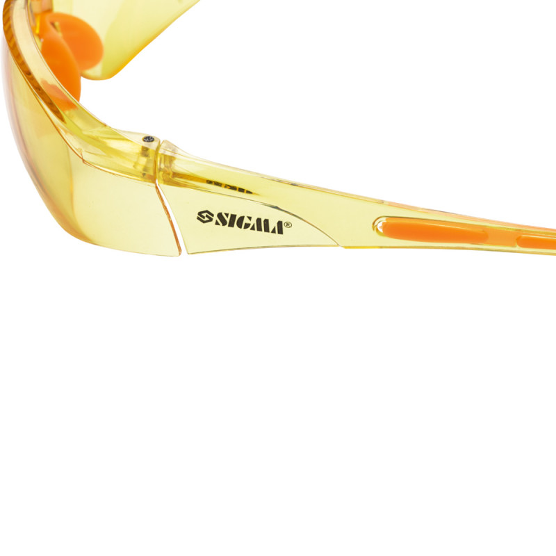 SIGMA Окуляри захисні Hunter anti-scratch (бурштин) (9410671)