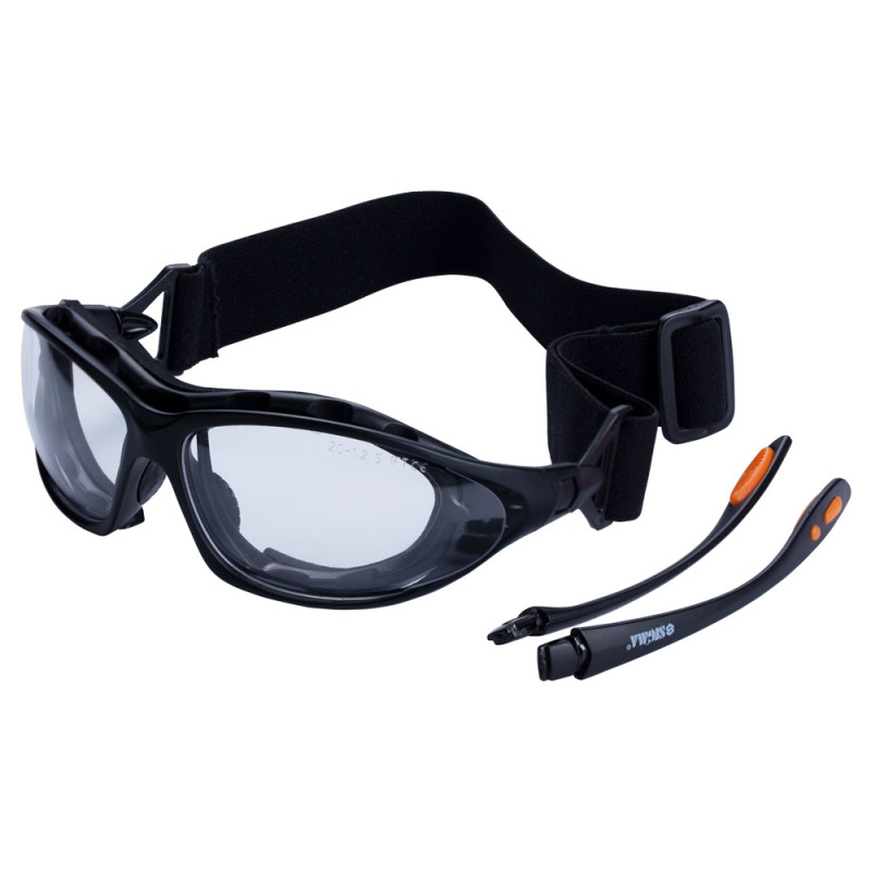 SIGMA Набір окуляри захисні з обтюратором і змінними дужками Super Zoom anti-scratch, anti-fog (прозорі) (9410911)