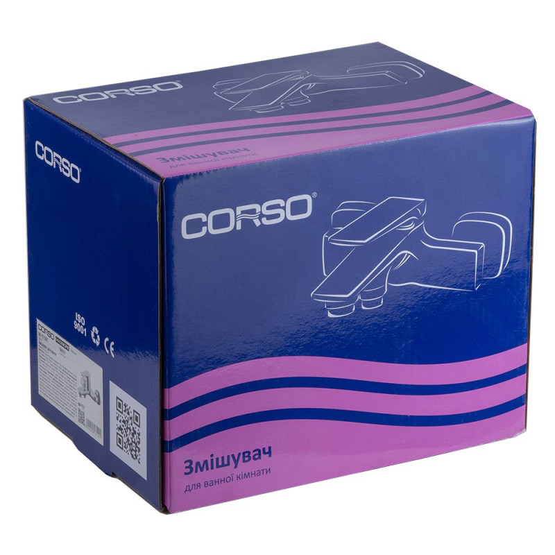 Corso Змішувач MAGGIORE Ø40 для ванни литий BE-1C122C (9608200)