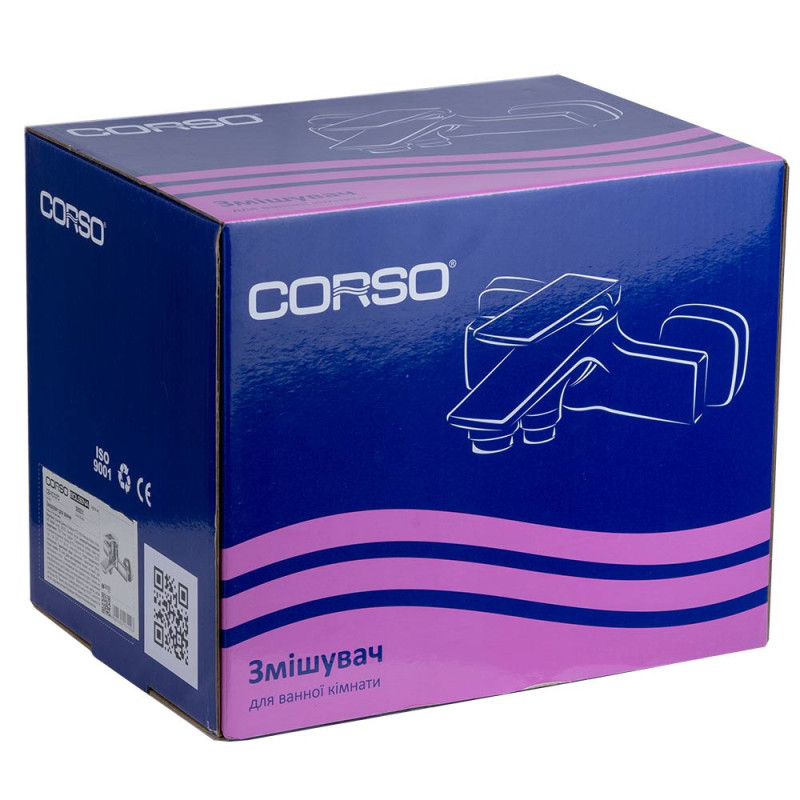 Corso Змішувач BOLSENA Ø35 для ванни литий CB-1C137C (9614200)