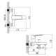 Corso Змішувач MARMORE Ø35 для ванни литий DB-1C138C (9623200)