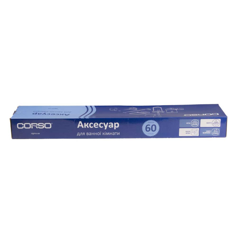 Corso Тримач для рушників ARNO 600×125×30мм подвійний (9687901)