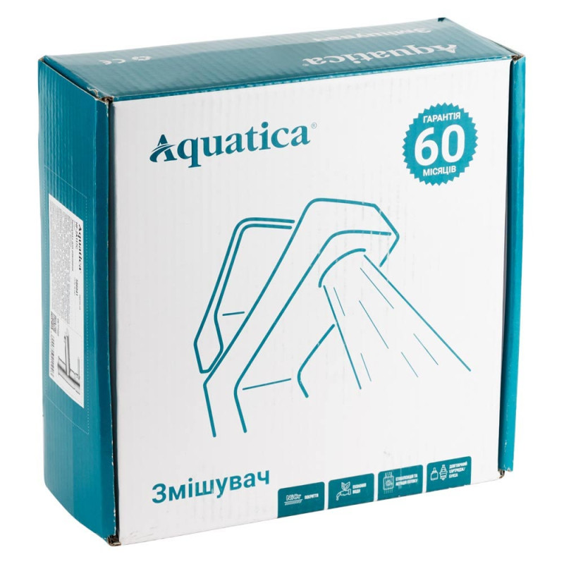 AQUATICA Змішувач HF Ø35 для раковини литий на шпильці HF-2A117C (9705000)