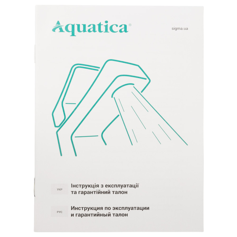 AQUATICA Змішувач s33 Ø40 для раковини литий на шпильці (9733000)