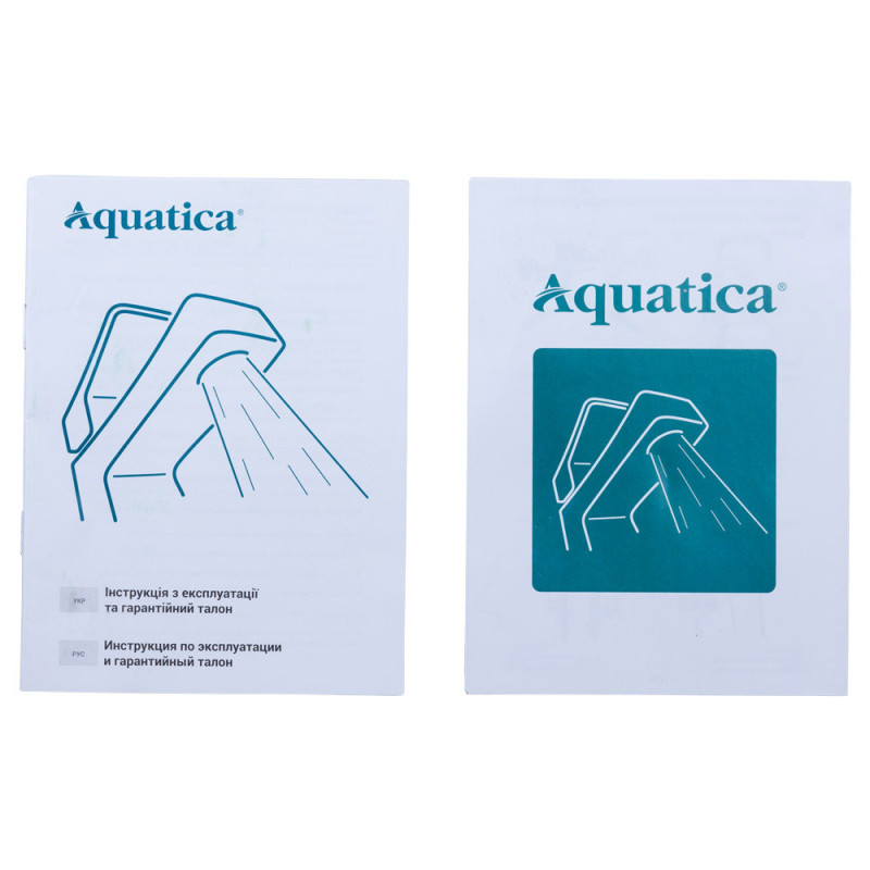 AQUATICA Змішувач HL Ø35 для кухні Г-гусак на гайці HL-4B230C (9734110)