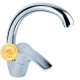 AQUATICA Змішувач ML Ø40 для кухні гусак вухо на гайці ML-4B141C (9746110)
