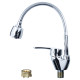 AQUATICA Змішувач ML Ø40 для кухні гусак гофрований на гайці ML-4B644C (9746120)