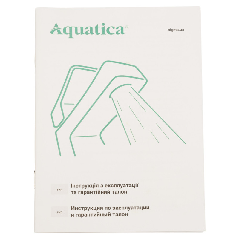 AQUATICA Змішувач s55 Ø40 для раковини литий на шпильці (9755000)