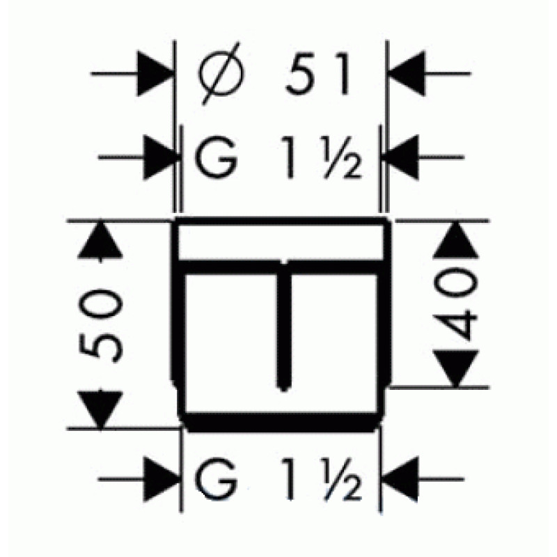 Hansgrohe Подовжувач, (98806000)