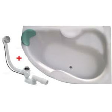 Ванна асиметрична KOLLER POOL Montana 170/105 права з ніжками та сифоном 99502