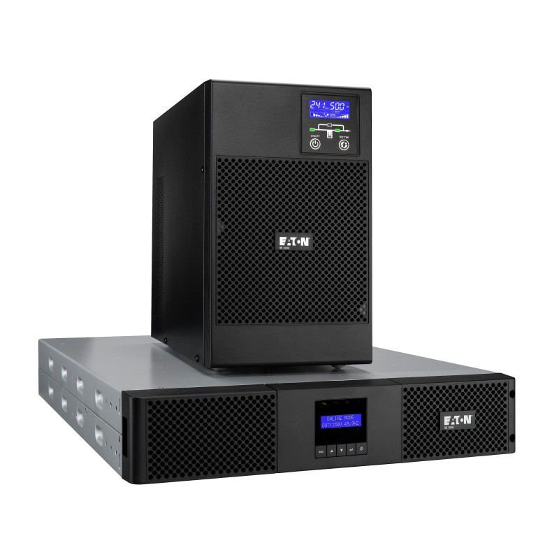 Eaton Джерело безперебійного живлення 9E, 1000VA/900W, RM 2U, LCD, USB, RS232, 4xC13 (9E1000IR)
