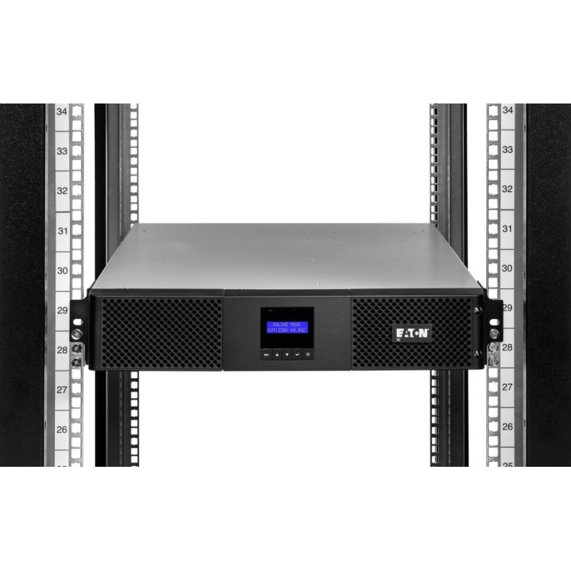 Eaton Джерело безперебійного живлення 9E, 2000VA/1800W, RM 2U, LCD, USB, RS232, 6xC13 (9E2000IR)
