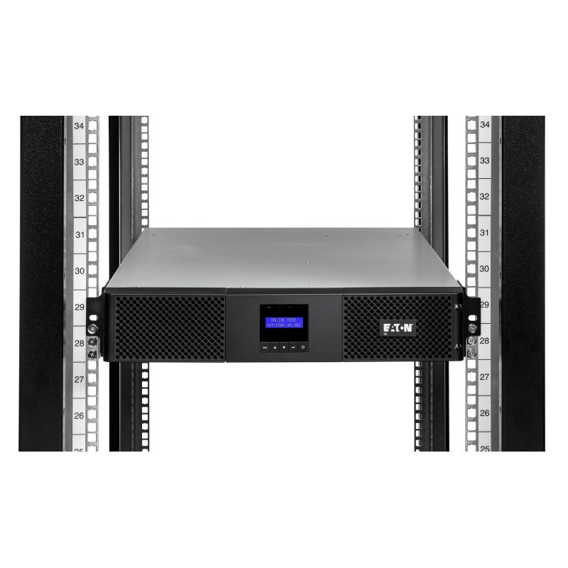 Eaton Джерело безперебійного живлення 9E, 3000VA/2700W, RM 2U, LCD, USB, RS232, 6xC13, 1xC19 (9E3000IR)