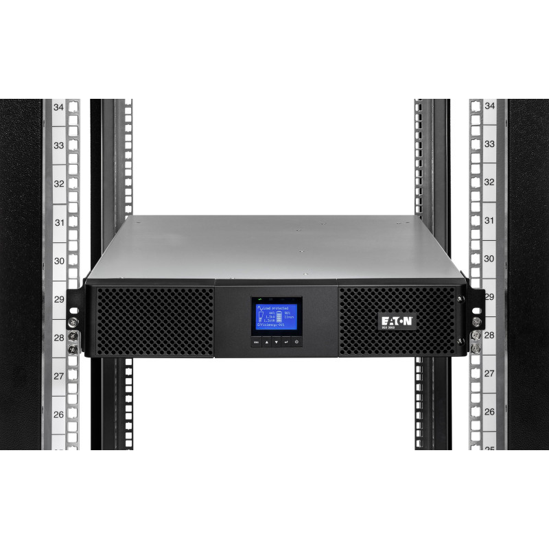 Eaton Джерело безперебійного живлення 9SX, 3000VA/2700W, RM 2U, LCD, USB, RS232, 8xC13, 1xC19 (9SX3000IR)